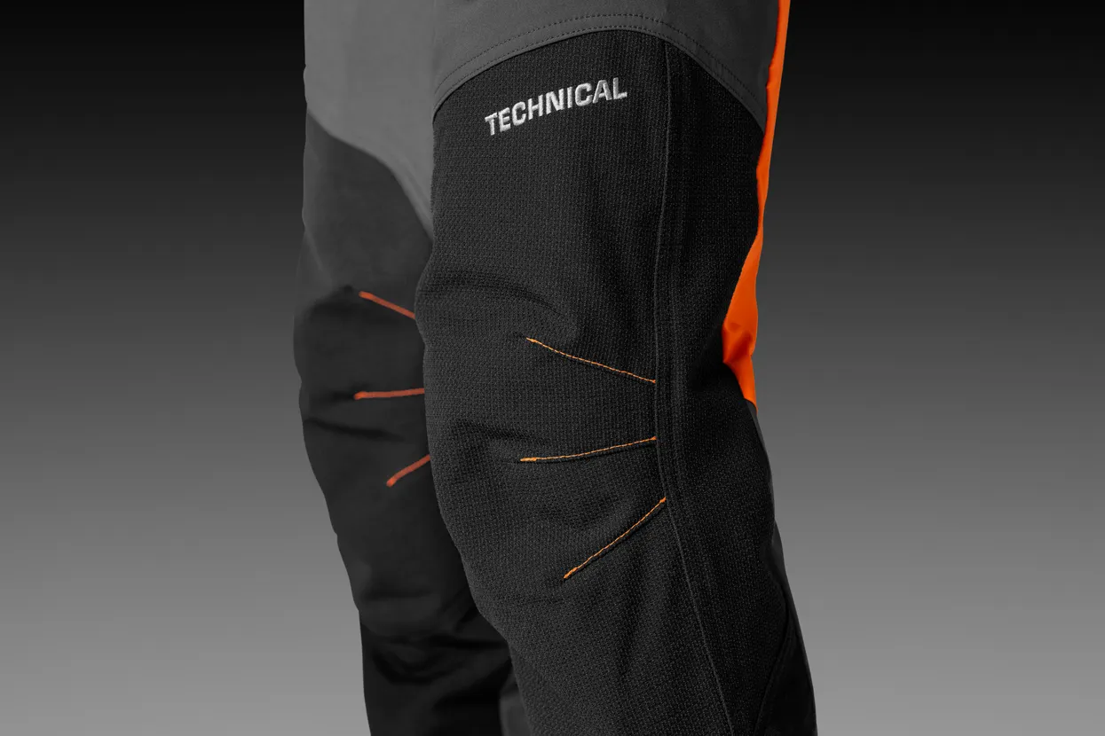 Trpežne ojačitve iz tkanin Dyneema in Cordura na kolenih in gležnjih