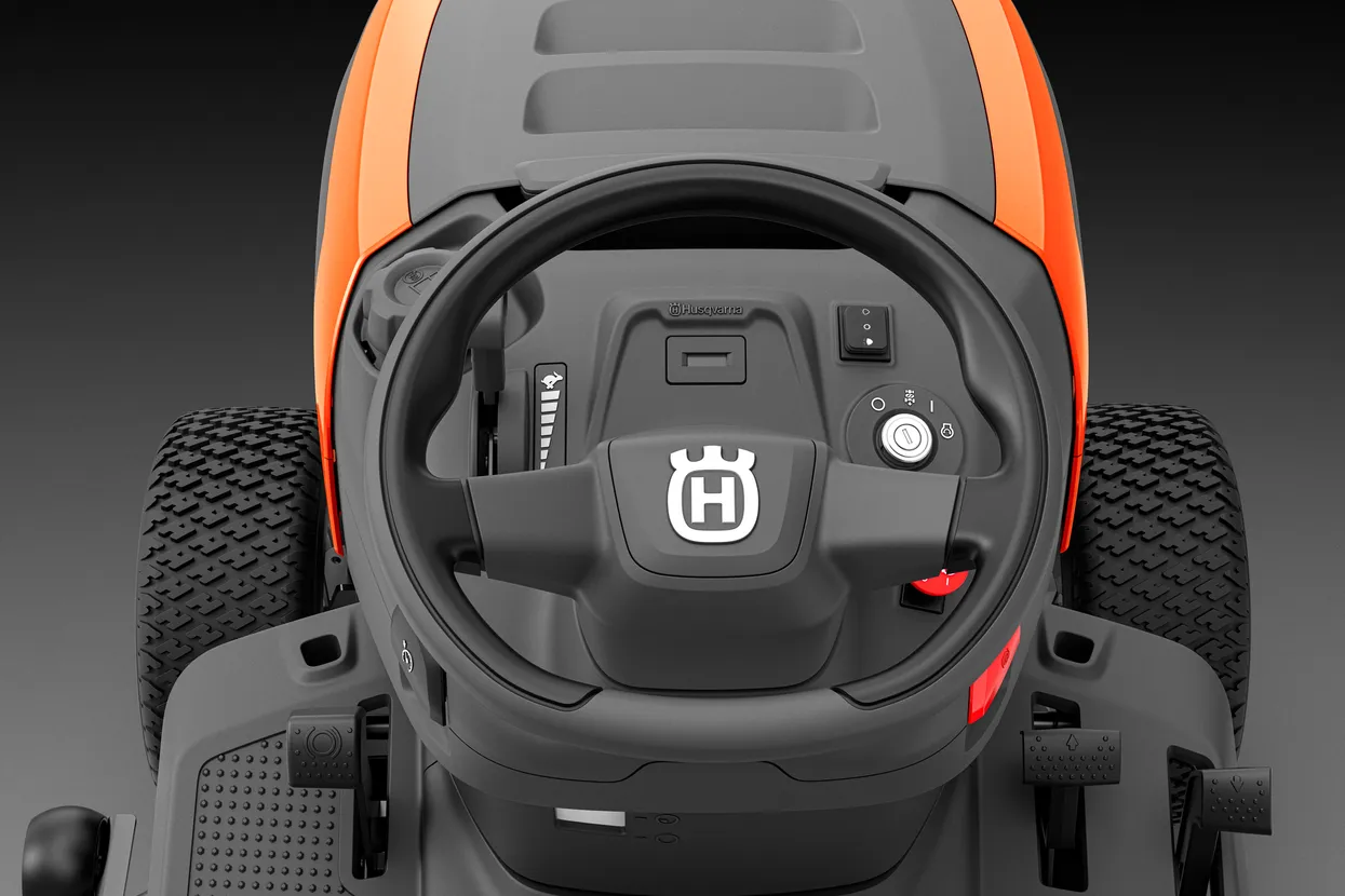 Soft grip steering wheel