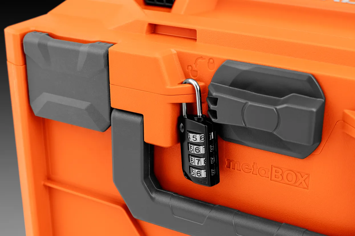 Protect both batteries and box from theft