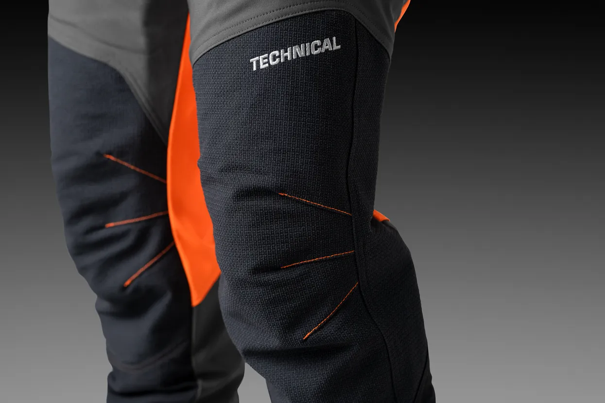 Trpežne ojačitve iz tkanin Dyneema in Cordura na kolenih in gležnjih