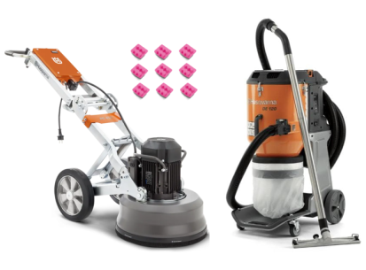 Husqvarna brusilec PG450+DE120+ komplet segmentov slika